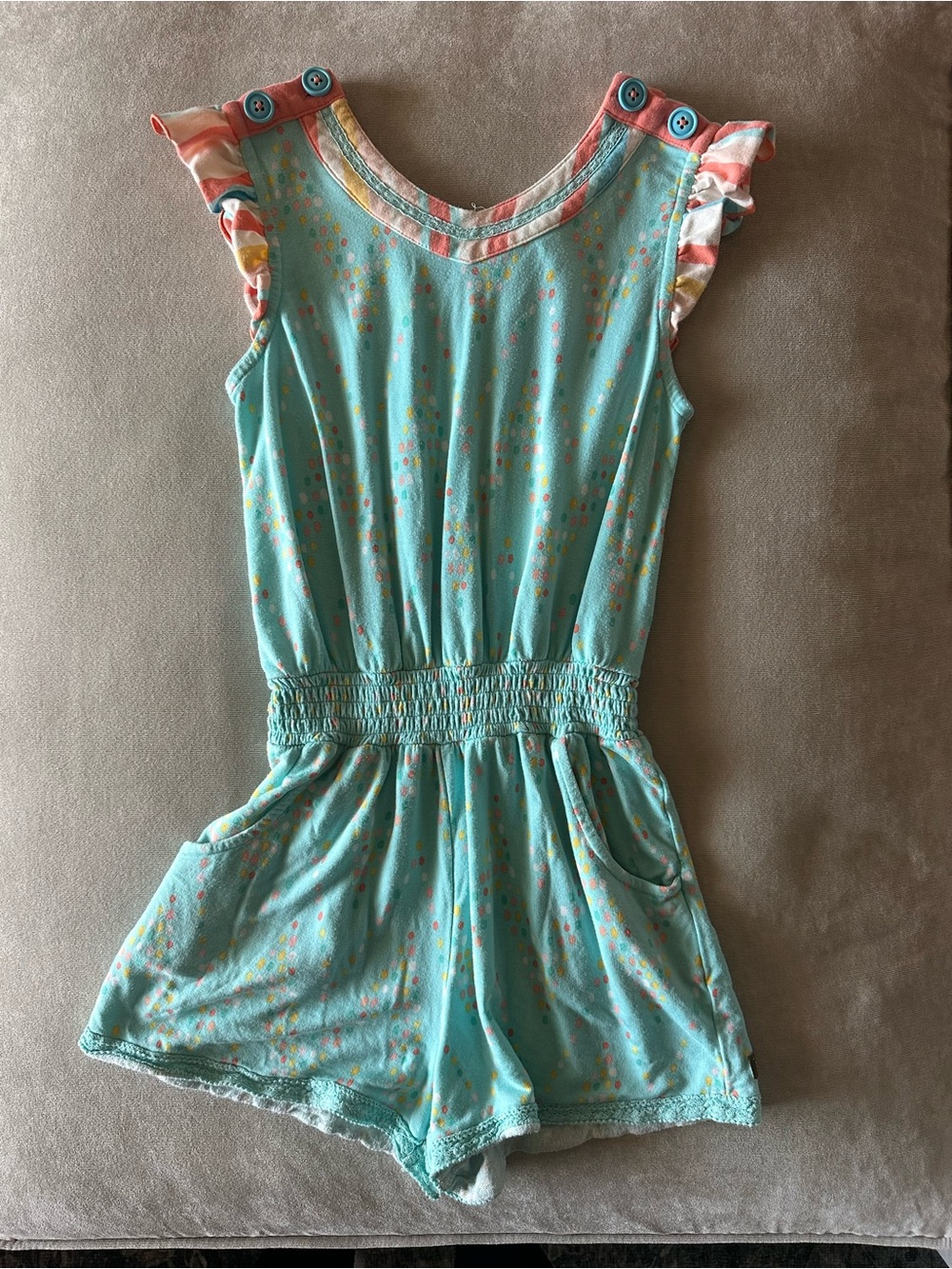 Matilda Jane Girls Smocked Waist Romper